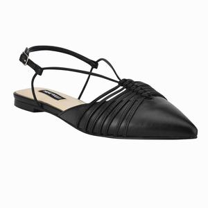 Nine West Aida Slingback Pointy Toe Ballerina Schoenen Zwart Nederland | DOA-670931